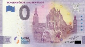 tangermunde – kaiserstadt 2021-1 0 euro banknote schein germany