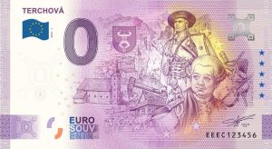 terchová 2021-1 0 euro souvenir bankovka slovenska