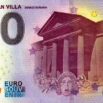 the roman villa 2022-1 0 euro souvenir banknotes malta