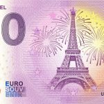 tour eiffel 2021-6 0 euro souvenir banknotes france paris