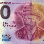 vincent van gogh 2022-1 0 euro souvenir banknotes netherland