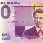 zero euro Netherlands – Mondriaan 2020-1 0 euro banknote piet mondriaan