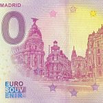 zero euro banknote Gran Via Madrid 2020-1 anniversary 0 euro souvenir spain