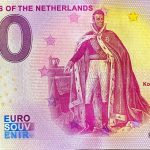 zero euro banknote Monarch of the Netherlands 2020-3 Anniversary 0 euro souvenir