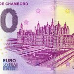 zero euro bankovka Chateau de Chambord 2019-3 0 euro souvenir