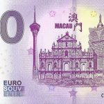 zero euro china souvenir banknote 0 euro bankovka Macau 2018-1