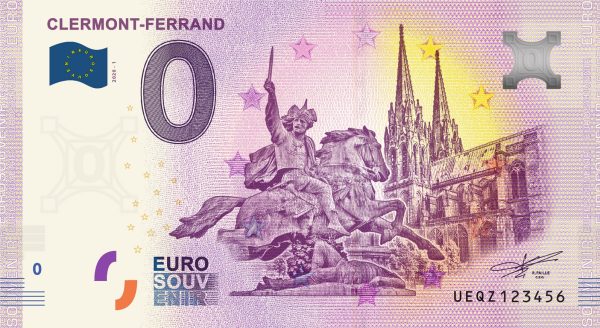 Mémorial de Thiepval 2020-4 0 euro souvenir schein france