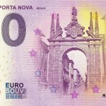 zero euro souvenir banknote Arco da Porta Nova 2020-1 portugal