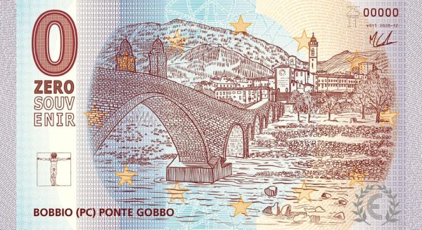 zerosouvenir bobbio pc ponte gobbo V015 2020-12 0 souvenir banknote italy