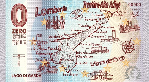 zerosouvenir lago di garda V012 2020-11 0 souvenir banknote