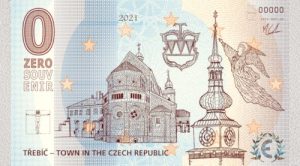 zerosouvenir trebic town in the czech republic V019 2021-02 0 souvenir banknote ZSCZ